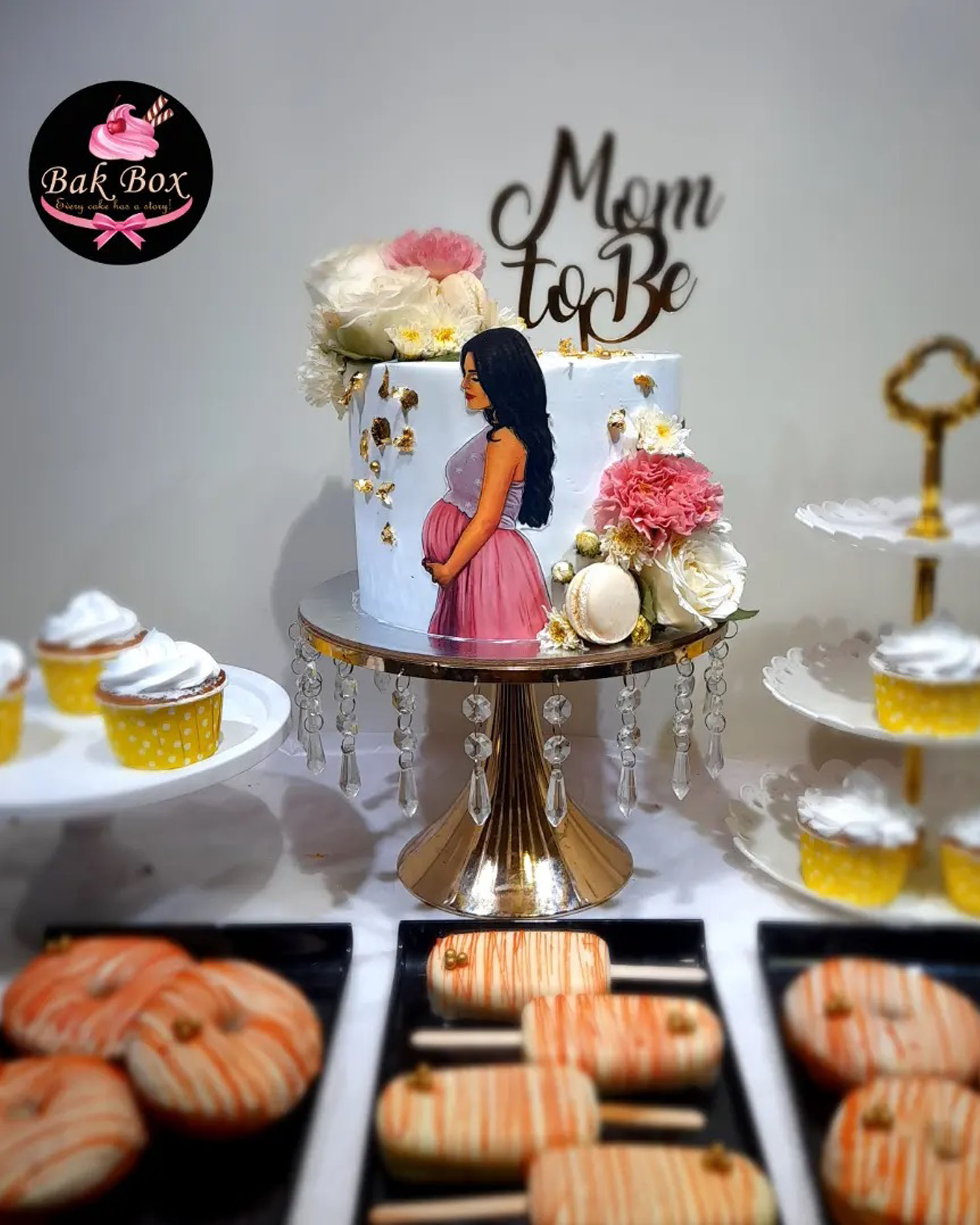 Baby shower cakes from one of the best online cake shop in Trivandrum, bak box trivandrum.